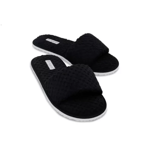 Chinelo Felpudo Atoalhado Slide - Appel - Pollo preto 37/38