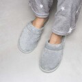 Chinelo Pantufa de Microfibra Classic Lisa - Appel - Cinza lunar