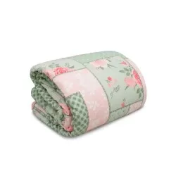 Edredom Charme Queen 2,40x2,60 - Appel - Floral patch