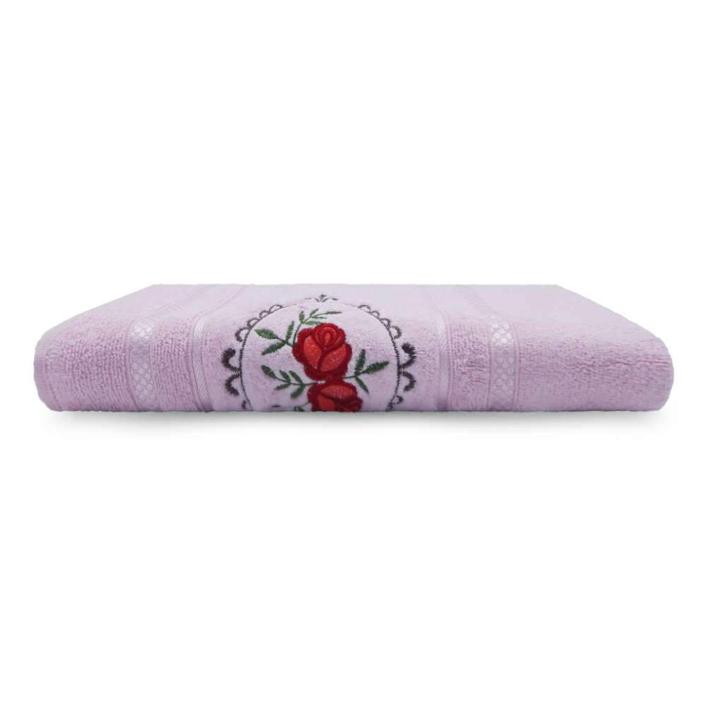 Jogo de Banho 4 Peças Fiesta Rosas - Toalhas Appel - Rosa cintilante