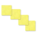 Kit 04 Panos de Microfibra Super Limpa - Appel - Amarelo