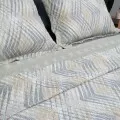 Kit Cobre Leito com Porta Travesseiros Casual Casal - Appel - Kairo
