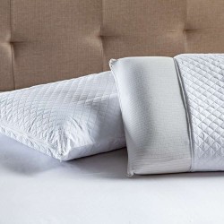 Kit com 2 Protetor de Travesseiro Impermeável 70x50 - Appel - Branco
