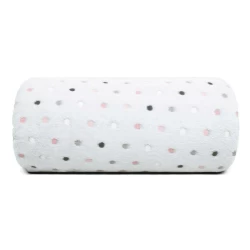 Manta Flannel Colori Efeito Bordado Solteiro 1,50x2,15 - Appel - Dots
