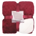 Manta Sherpa Dupla Face Casal Donna 1,80x2,20 - Appel - Morango