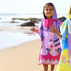 Poncho de Praia com Capuz Infantil - Appel - Princesa