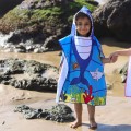 Poncho de Praia com Capuz Infantil - Appel - Tubarão