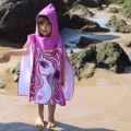 Poncho de Praia com Capuz Infantil - Appel - Unicornio