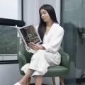 Roupão Microfibra Flannel Lady Adulto - Appel - Off white