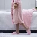 Roupão Microfibra Flannel Lady Adulto - Appel - Rosa gloss