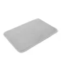 Tapete Base Antiderrapante Fluffy 50cm x 70cm - Appel - Cinza nuvem