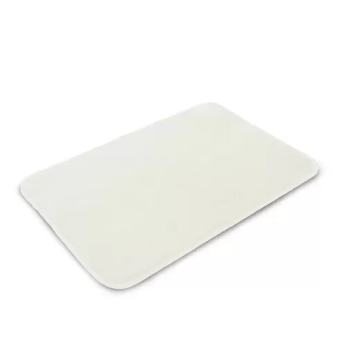 Tapete Base Antiderrapante Fluffy 50cm x 70cm - Appel - Off white