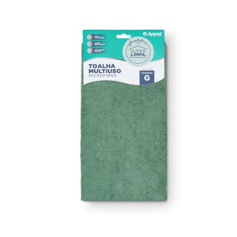 Toalha Multiuso Alta Absorção Super Limpa 50x70 - Appel - Verde