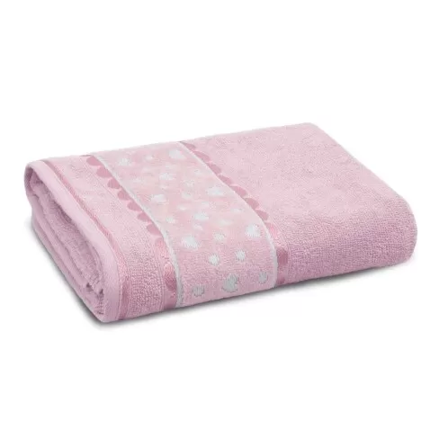 Toalha de Banho Charme 68x1,35 - Appel - Rosa neve