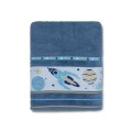 Toalha de Banho Soft Kids 68x1,10 - Appel - Indigo