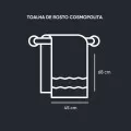 Toalha de Rosto Cosmopolita 45x68 - Appel - Curry