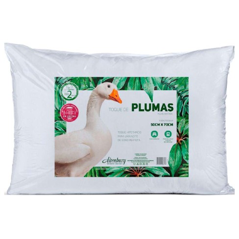 Travesseiro Toque de Plumas 50x70 - Altenburg - Branco